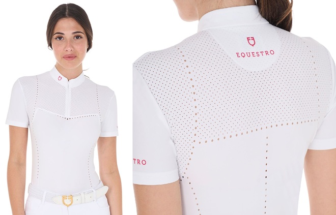 POLO GARA EQUESTRO DONNA PERFORATED Donna, Polo gara 